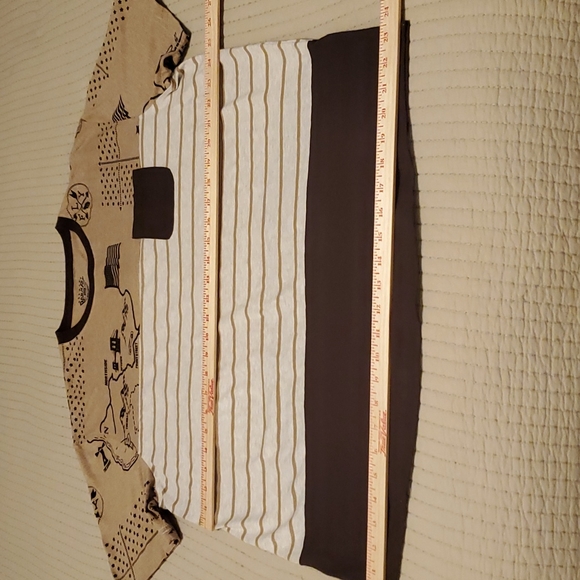 Born Fly Size 3XL T-shirt Tan and Brown - Picture 6 of 16